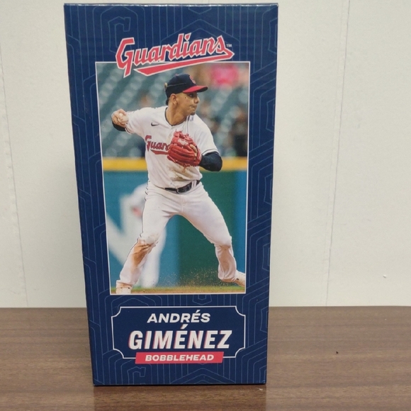 Andrés Giménez Bobblehead - Blue and White - Picture 1 of 7
